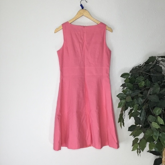 Chadwick’s of Boston Pink Linen Dress - Picture 7 of 7
